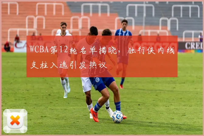 WCBA第12轮名单揭晓，独行侠内线支柱入选引发热议